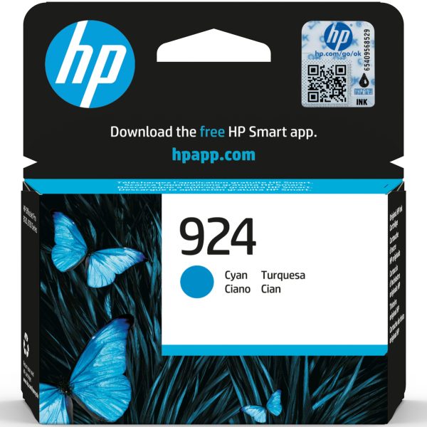 HP Tintenpatrone 924 cyan 4K0U3NE OfficeJet Pro 8120/8130 400 S.