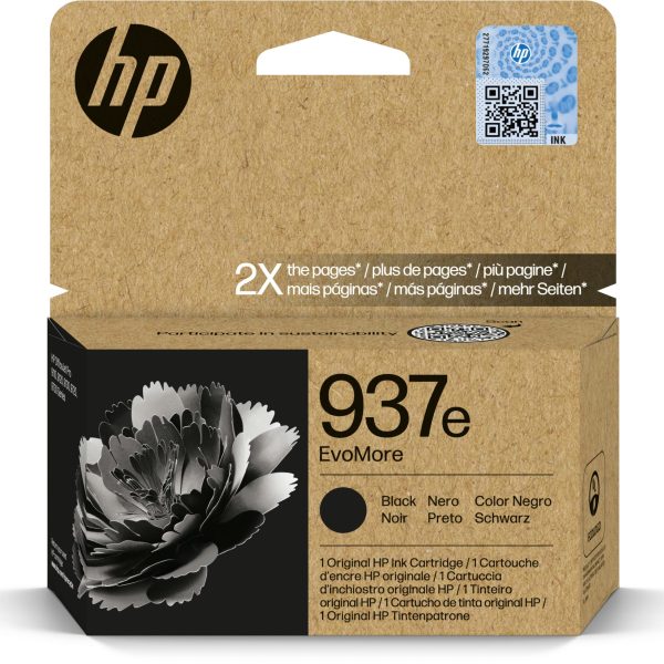 HP Tintenpatrone 937e schwarz 4S6W9NE OfficeJet 9110b/9120 2500 S.