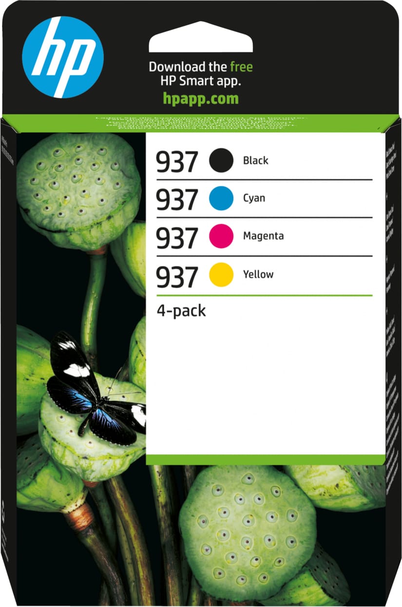 HP-6C400NE-0196548697632 HP Combopack 937 CMYBK 6C400NE Off.Jet 9110b/9120 800/1450 S. – Hochwertig & günstig bei ShopDeca