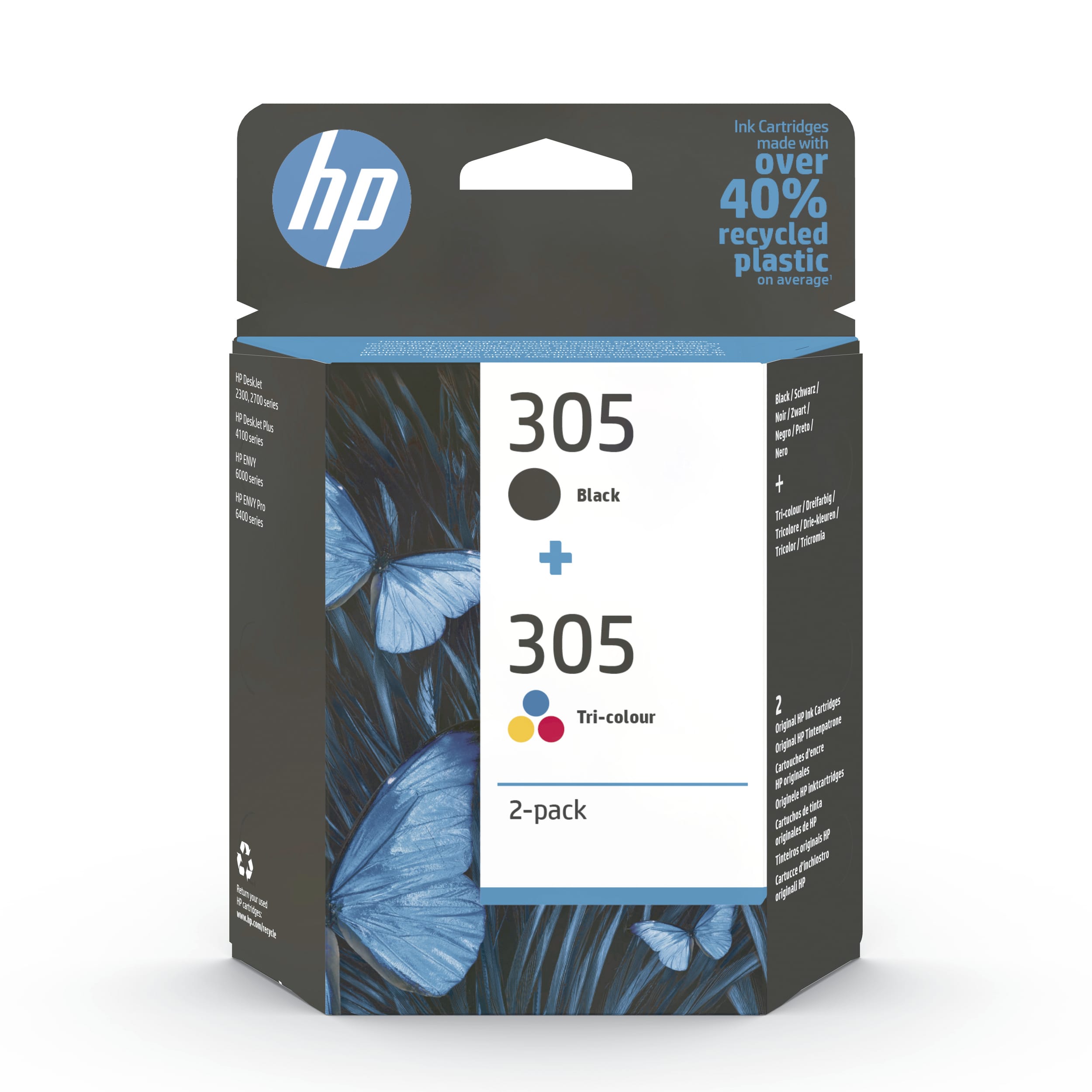 HP-6ZD17AE-0195161166969 HP Combopack 305 BK/color 6ZD17AE DeskJet 2300/2700 120/100 S. – Hochwertig & günstig bei ShopDeca