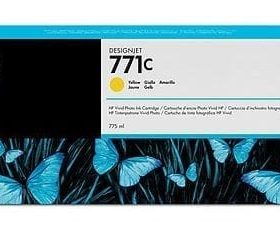HP Tintenpatrone 771C yellow B6Y10A DesignJet Z6200 775ml