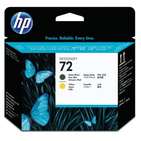 HP Druckkopf 72 schwarz matt/gelb C9384A DesignJet T1100