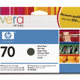 HP Tintenpatrone 70 schwarz matt C9448A DesignJet Z2100/3100 130ml