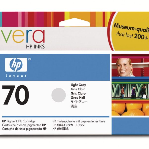 HP Tintenpatrone 70 light grey C9451A DesignJet Z2100/3100 130ml