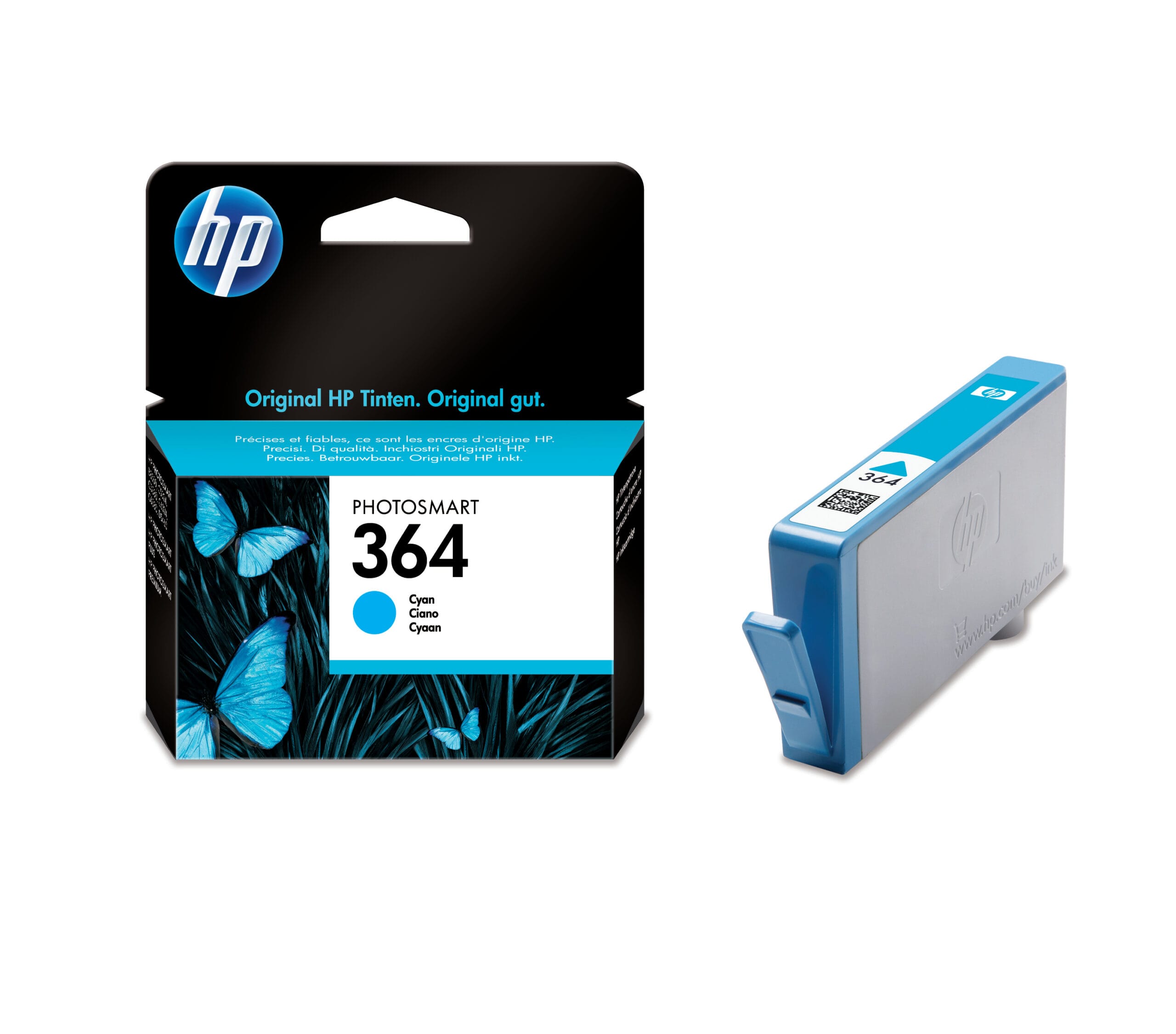 HP-CB318EE-0883585705276 HP Tintenpatrone 364 cyan CB318EE PhotoSmart D5460 300 Seiten – Hochwertig & günstig bei ShopDeca