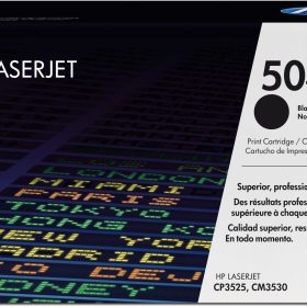 HP Toner-Modul 504A schwarz CE250A Color LaserJet CP3525 5000 S.