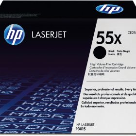 HP Toner-Modul 55X schwarz CE255X LaserJet P3015 12'500 Seiten