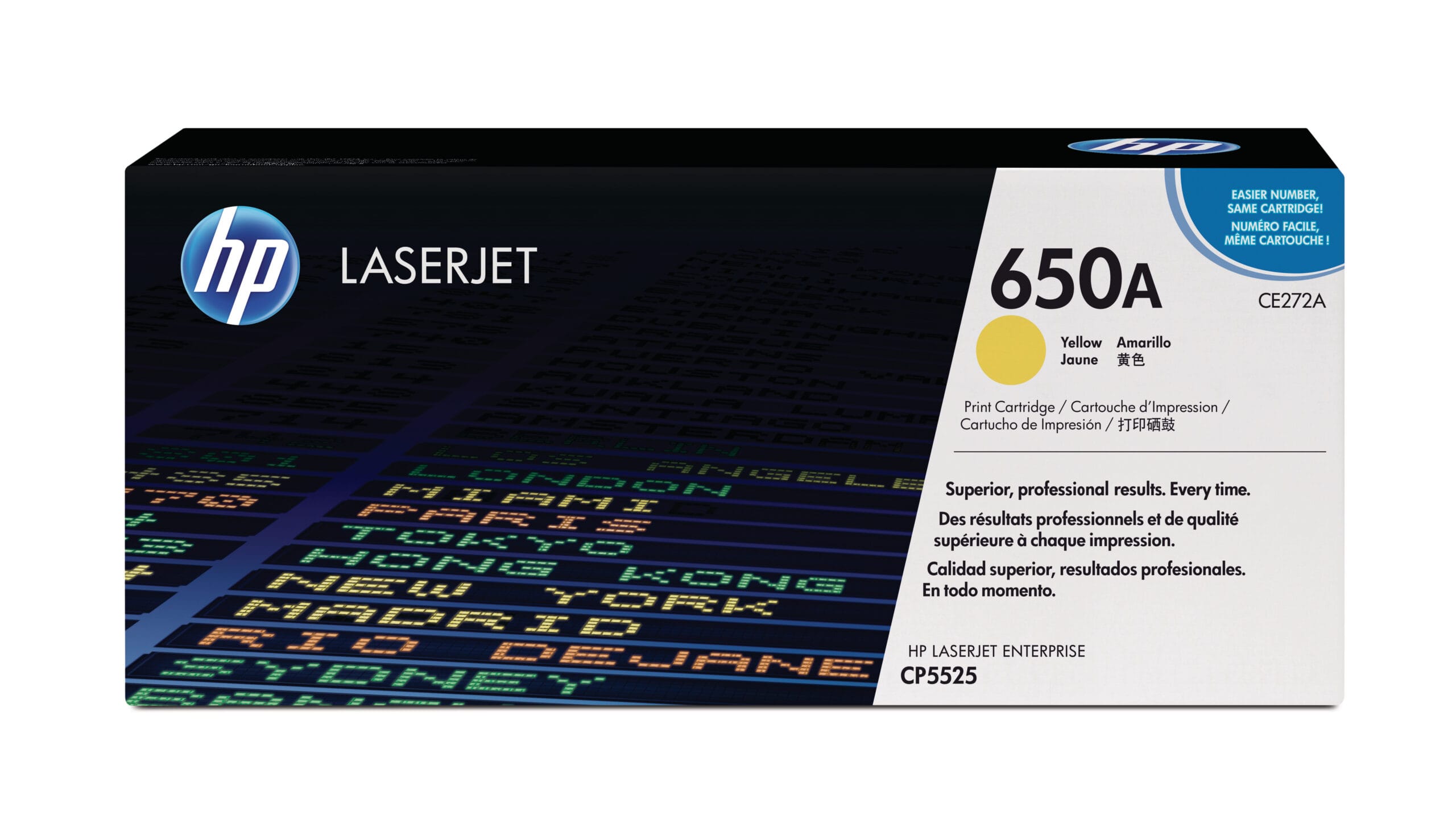 HP-CE272A-0884962161180 HP Toner-Modul 650A yellow CE272A Color LJ CP5520 15'000 Seiten – Hochwertig & günstig bei ShopDeca