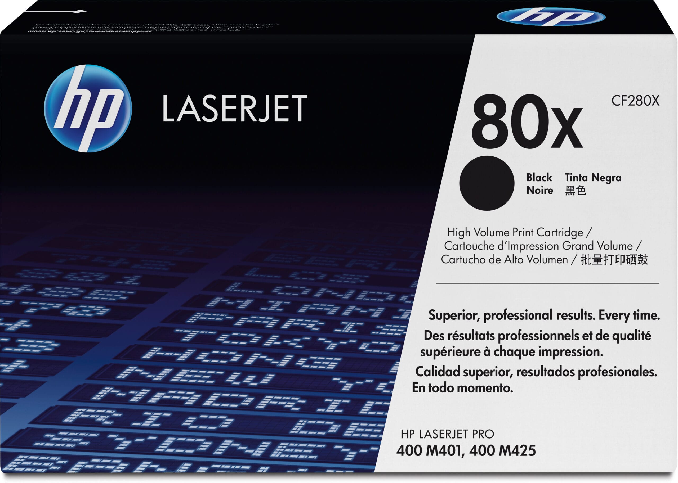 HP-CF280X-0886111144150 HP Toner-Modul 80X schwarz CF280X LaserJet Pro 400 6900 Seiten – Bild 1