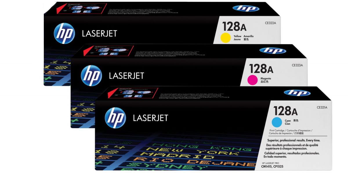 HP-CF371AM-0887111403018 HP Toner Tri-Pack 128A CMY CF371AM Color LJ Pro CM1415 1300 S. – Hochwertig & günstig bei ShopDeca