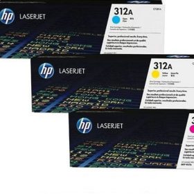 HP Toner Tri-Pack 312A CMY CF440AM Color LJ Pro M476 2700 S.