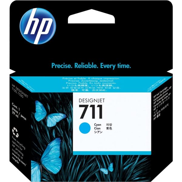 HP Tintenpatrone 711 cyan CZ130A DesignJet T120/520 29ml