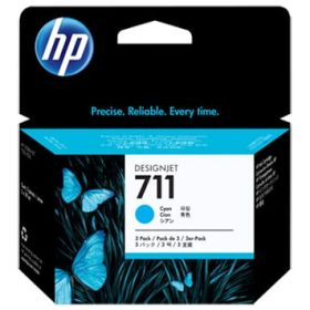 HP Tintenpatrone 711 cyan CZ134A DesignJet T120/520 3x29ml