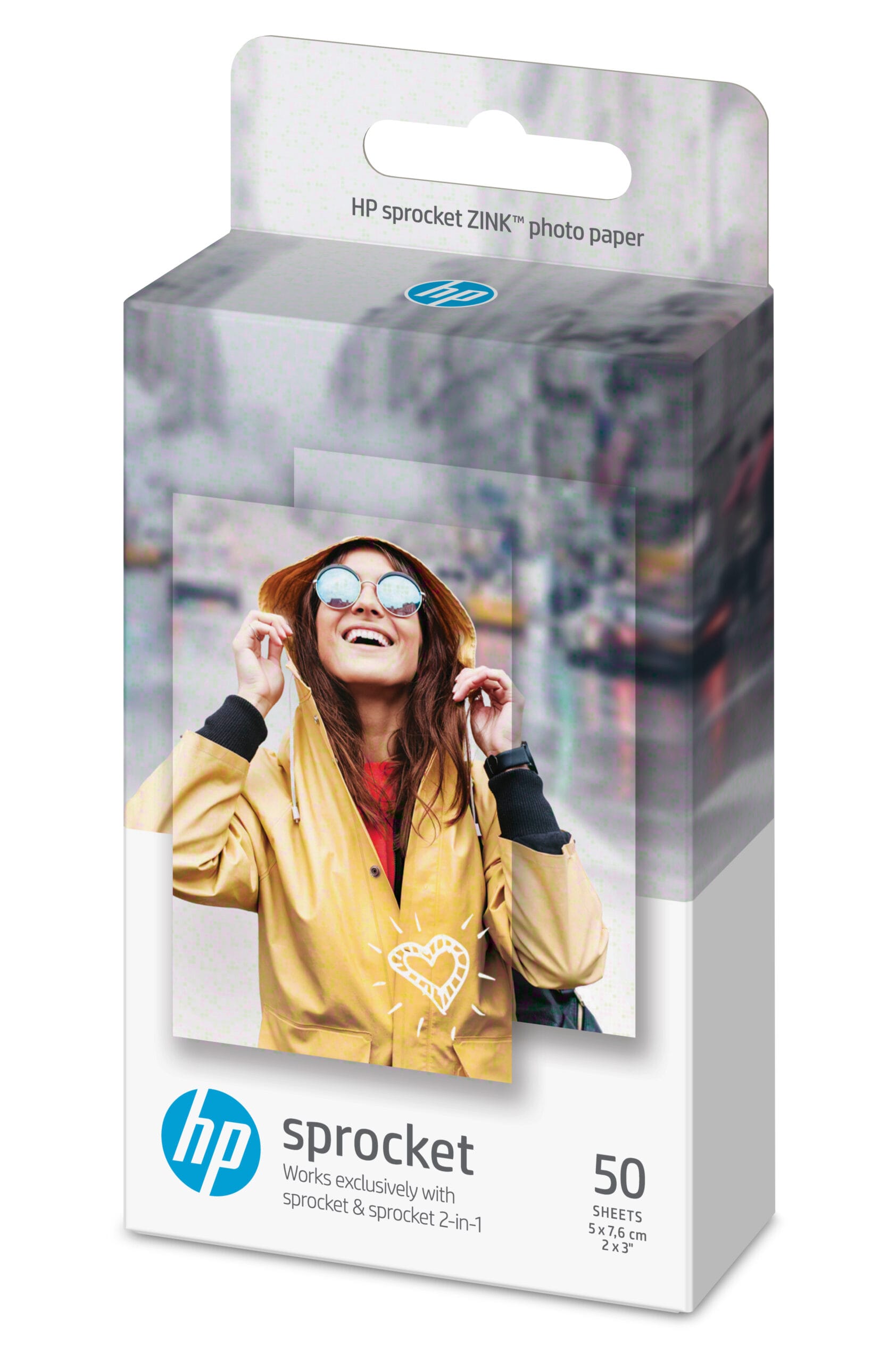 HP-HPIZ2X350-0190781150527 HP ZINK Photo Paper 5x7,6 cm HPIZ2X350 Sticky-Backed 50 Blatt – Hochwertig & günstig bei ShopDeca