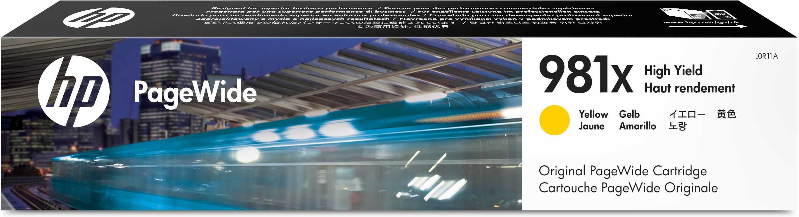 HP-L0R11A-0889296095279 HP Tintenpatrone 981X yellow L0R11A PW Enterprise 556 10'000 S. – Hochwertig & günstig bei ShopDeca