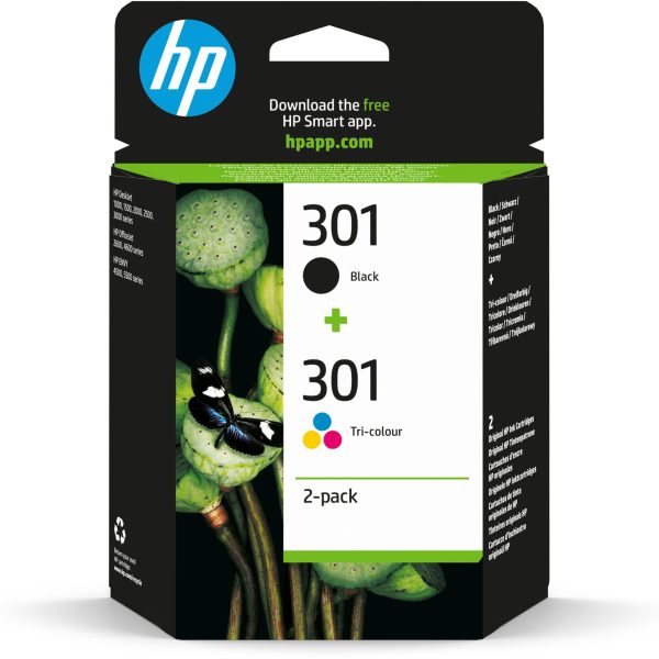 HP Combopack 301 BK/color N9J72AE DeskJet 2050 190/165 Seiten