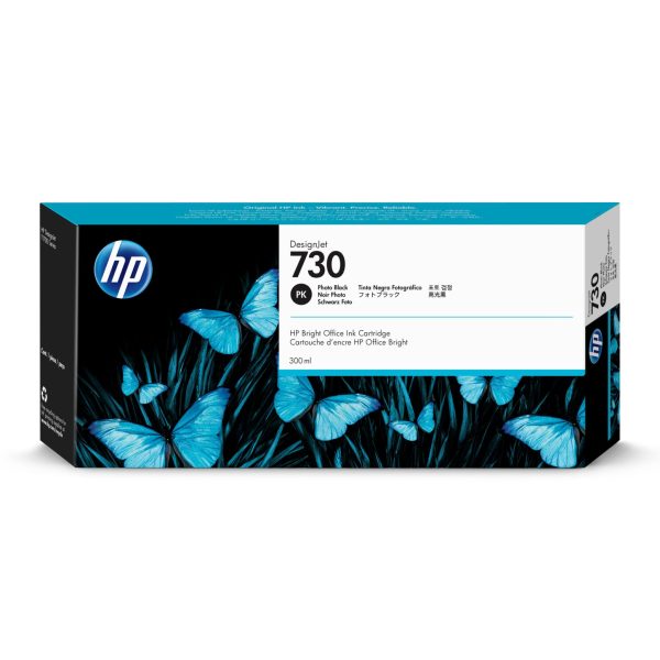 HP Tintenpatrone 730 photo black P2V73A DesignJet T1700 300ml