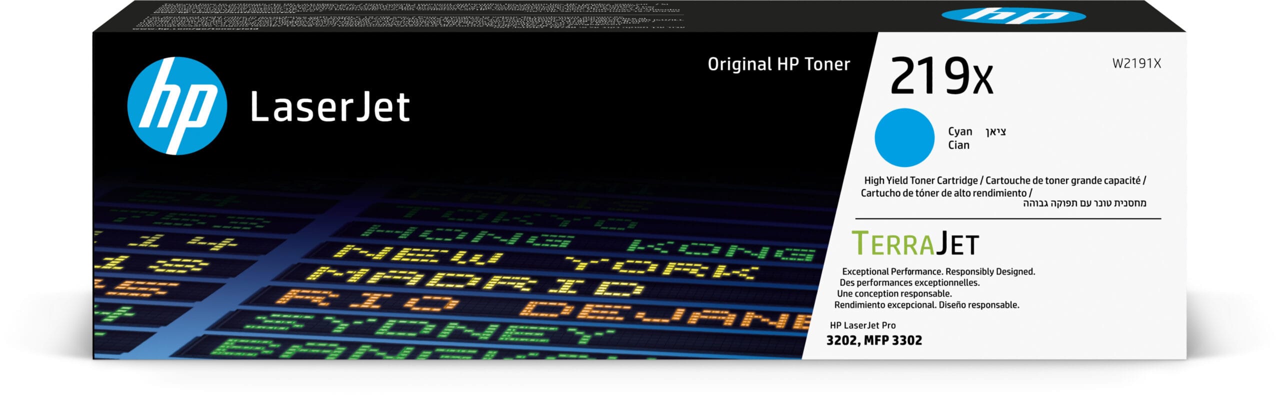HP-W2191X-0195161016295 HP Toner-Modul 219X cyan W2191X CLJ Pro 3202/MFP 3302 2500 S. – Hochwertig & günstig bei ShopDeca