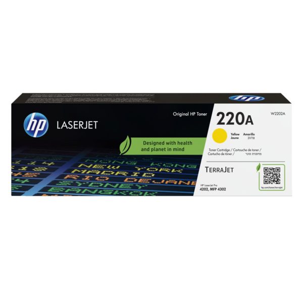 HP Toner-Modul 220A yellow W2202A CLJ Pro 4202/MFP 4302 1800 S.