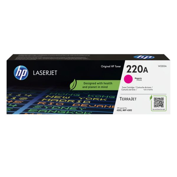 HP Toner-Modul 220A magenta W2203A CLJ Pro 4202/MFP 4302 1800 S.