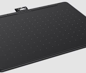 HUION Inspiroy Pen-Tablet SML Black RTS-300 8192Levels, 6 Keys USB-C