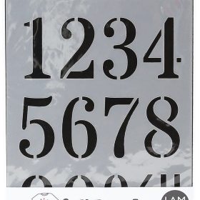 I AM CREATIVE Schablone 2000.54 A5, Nummern gross