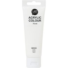 I AM CREATIVE Acrylfarbe 75ml 2001.01 weiss