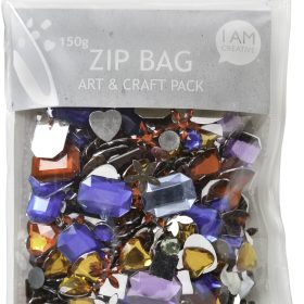 I AM CREATIVE Schmuckstein Set 4010.08 Zip Bag, 150g