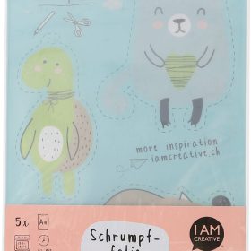 I AM CREATIVE Shrinkfolie A4 4010.48 transparent, 5 Blatt