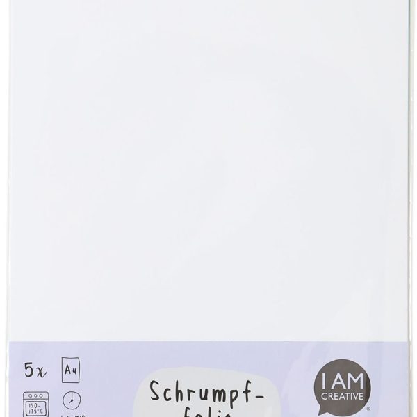 I AM CREATIVE Shrinkfolie A4 4010.5 Drucker, 5 Blatt