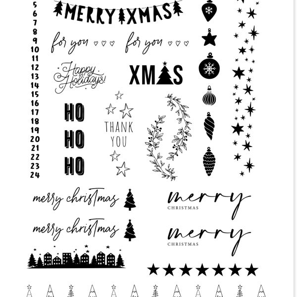 I AM CREATIVE Kerzentattoo A4 4010.71 Xmas I