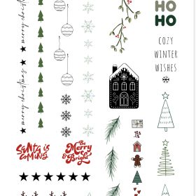 I AM CREATIVE Kerzentattoo A4 4010.72 Xmas II