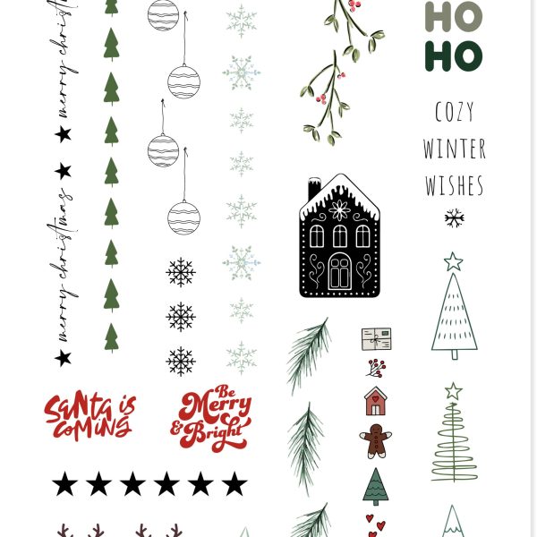 I AM CREATIVE Kerzentattoo A4 4010.72 Xmas II