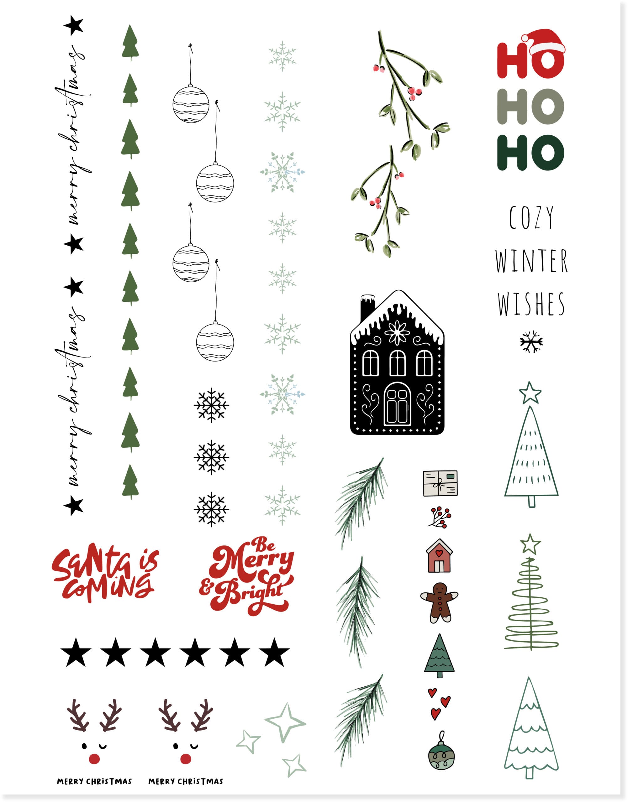 I-AM-CREATIVE-4010.72-7611983251162 I AM CREATIVE Kerzentattoo A4 4010.72 Xmas II – Hochwertig & günstig bei ShopDeca