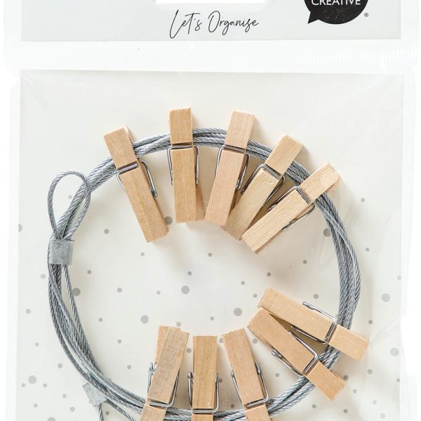 I AM CREATIVE Fotoseil inkl. 10xHolzklammern 4035.67 140cm