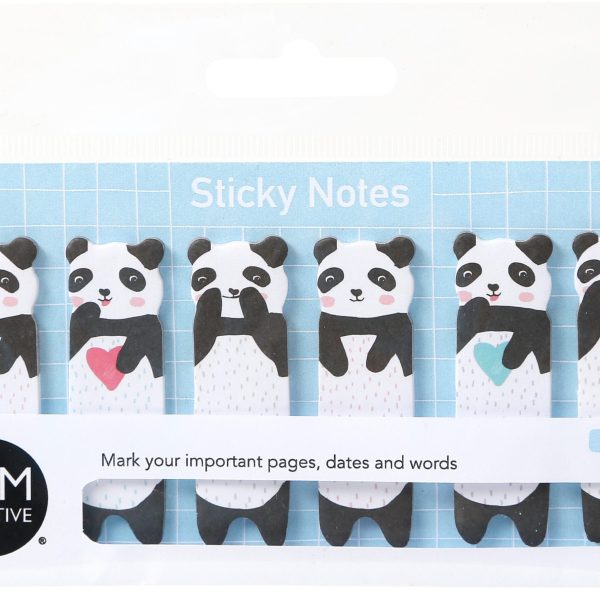I AM CREATIVE Haftnotizen 4086.74 Panda 6x20 Blatt