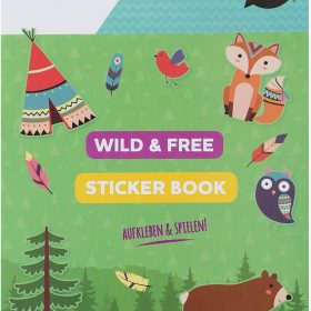 I AM CREATIVE Stickerbook 4087.493 Wild & Free, 6 Blatt