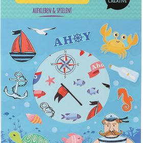 I AM CREATIVE Stickerbook 4087.499 maritim, 6 Blatt