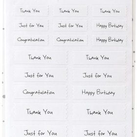 I AM CREATIVE Sticker 4087.76 silber, 4 Blatt