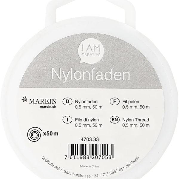 I AM CREATIVE Nylonfaden 0.5mmx50m 4703.33