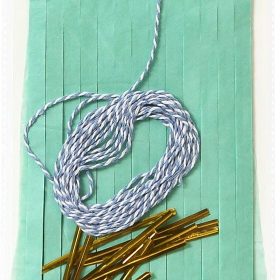 I AM CREATIVE Papier Quasten-Girlande, mint 6010.962