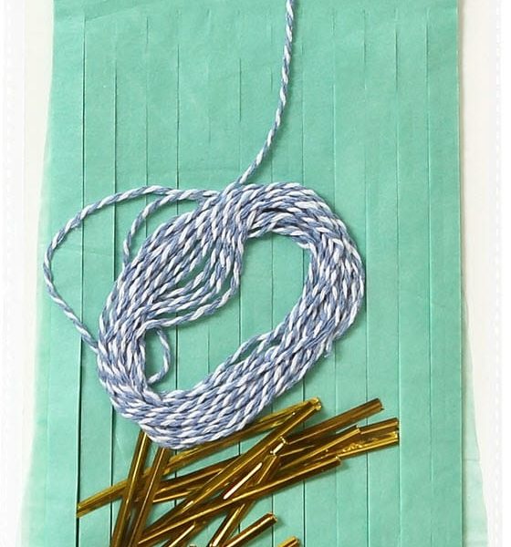 I AM CREATIVE Papier Quasten-Girlande, mint 6010.962