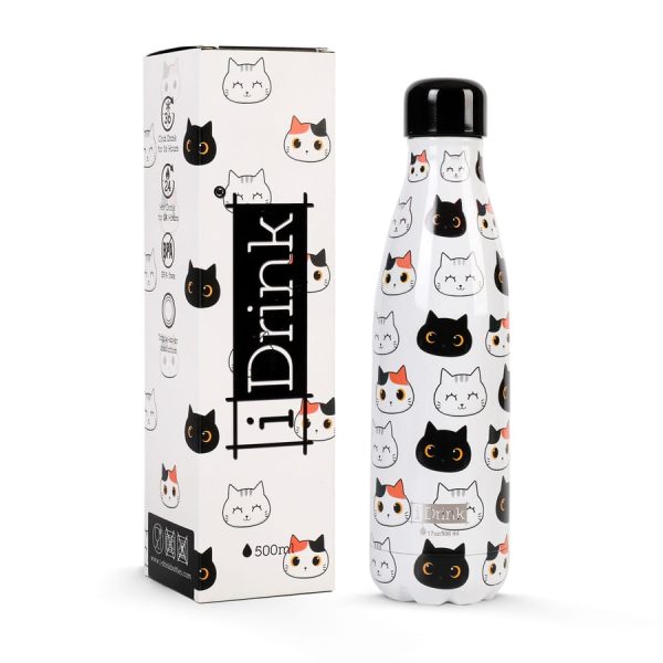 I-DRINK Thermosflasche 500ml ID0093 Cat