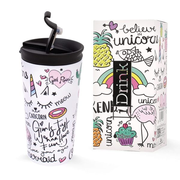 I-DRINK Trinkbecher 350ml ID0205 Unicorn