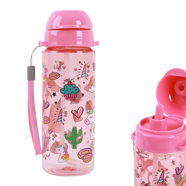 I-DRINK Trinkflasche Tritan 400ml ID2116 Unicorn