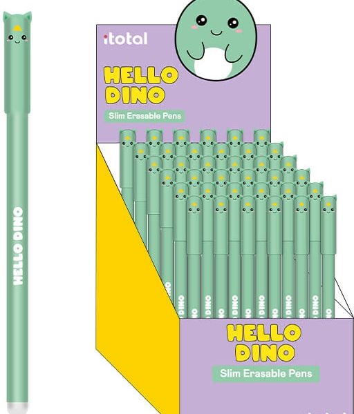 I-TOTAL Gelschreiber Hello Dino 0.5mm XL1873D blau, radierbar