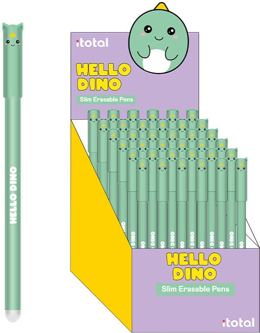 I-TOTAL-XL1873D-8053634000993 I-TOTAL Gelschreiber Hello Dino 0.5mm XL1873D blau, radierbar – Hochwertig & günstig bei ShopDeca