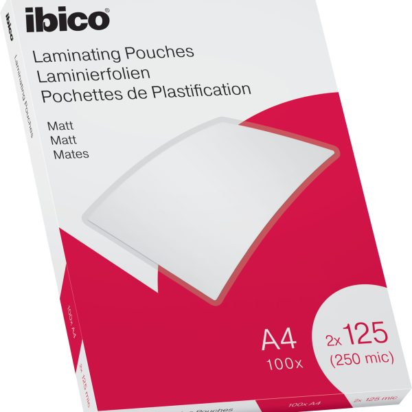 IBICO Laminiertasche A4 627323 matt, 125my 100 Stk