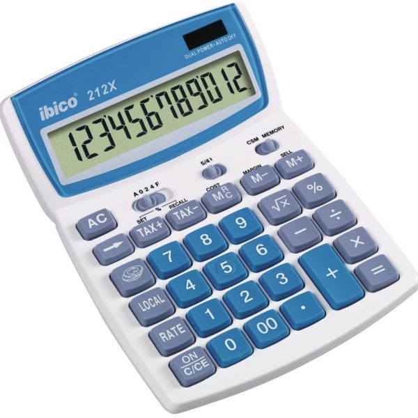 IBICO Taschenrechner 212X IB410086 12-stellig