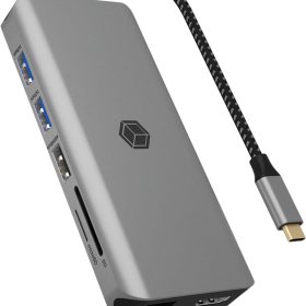 ICY BOX Mobile DockingStation IB-DK4061-CPD 2xHDMI,USB-C&A,GBit,PD 100W